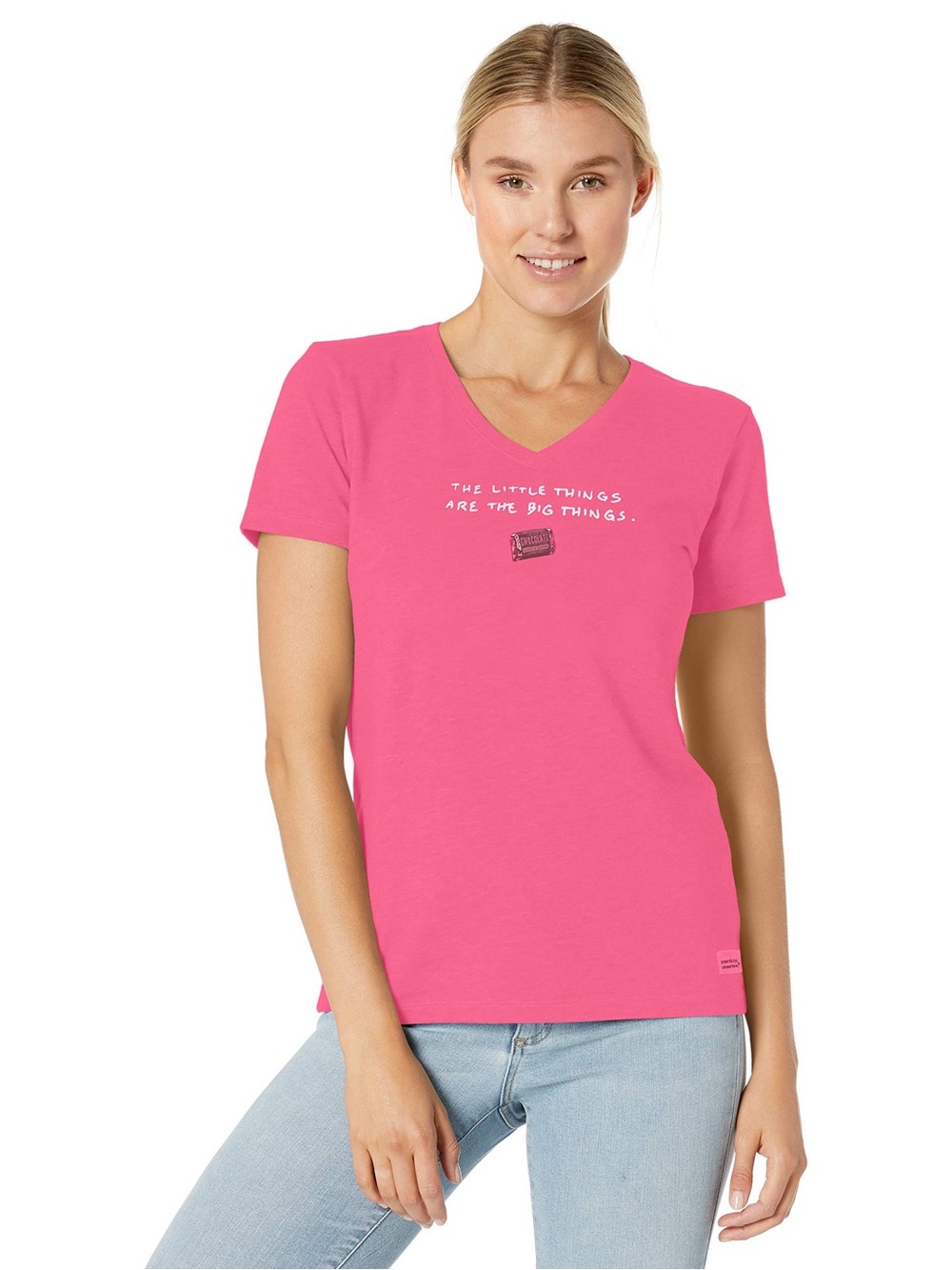 ✨Women’s Life Is Good Vneck Short Sleeve Tee XXL
